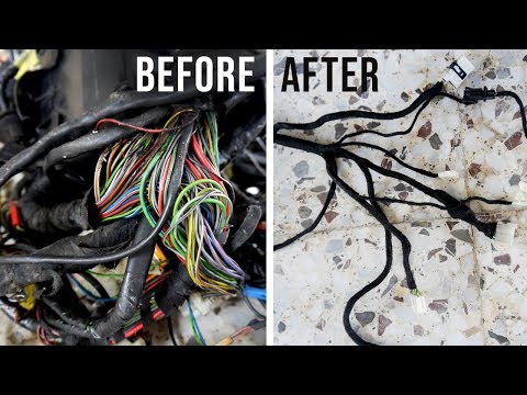 BMW E30 Wiring Loom Restoration | BMW E30 325i Sport Restoration E9 S1