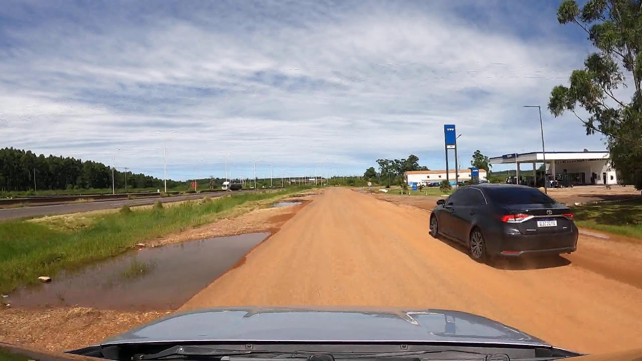 Entrando na Argentina. Passo De Los Livres.