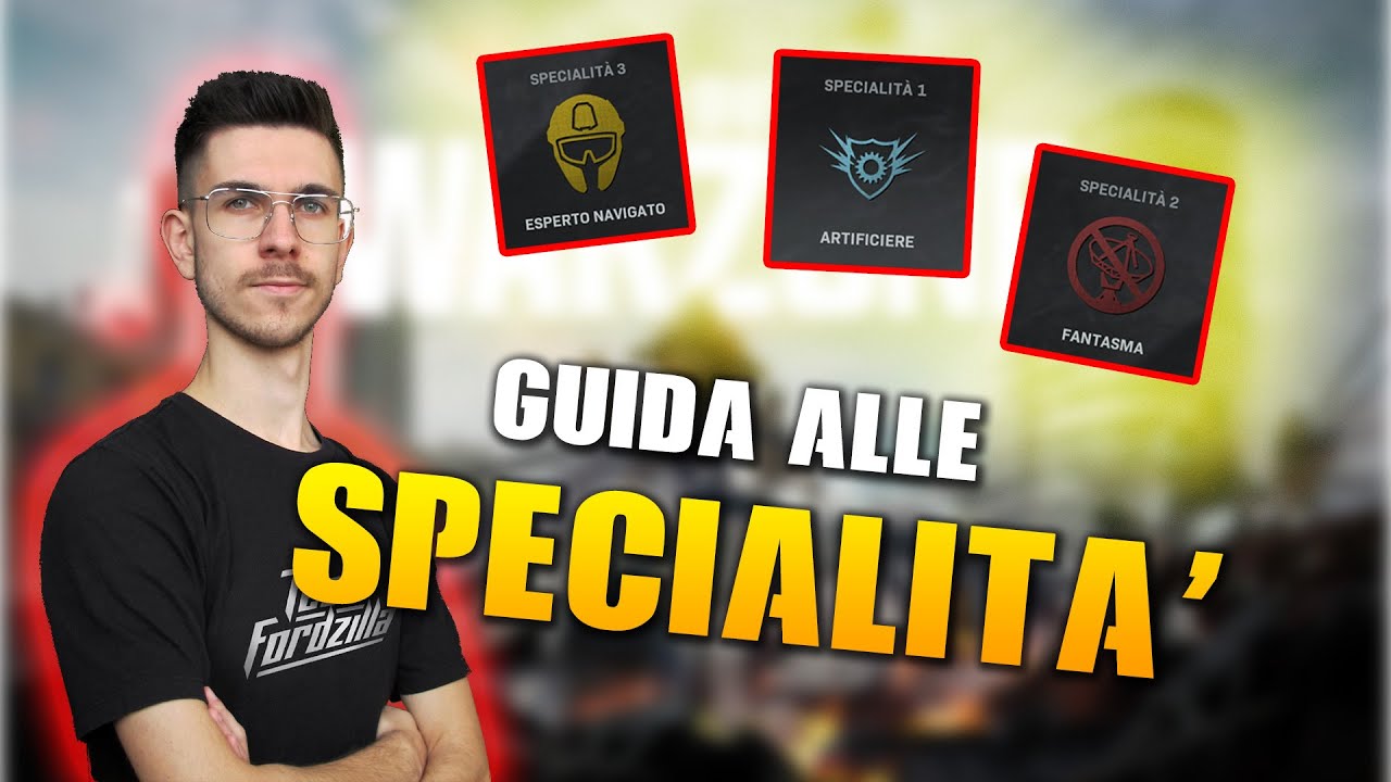 GUIDA DEFINITIVA ALLE SPECIALITA' DI WARZONE | Warzone Ita - Perk - YouTube