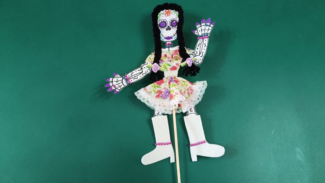 💕CATRINA. DÍA DE MUERTOS.Las Manos Mágicas de Mirna.