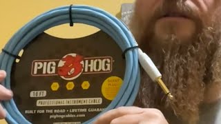Pig Hog Hex Series Silent Cable- Demos Right At Start