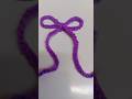 💜Easy and Quick Crochet Bow🎀 For Beginners✨ #crochet#bow#crochetlove#crocheteveryday