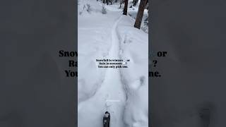 Snowfall ❄️ or Monsoon Rain 🌧️? You Can Only Pick One! #travelshorts #coupletravel