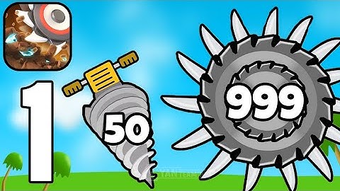 Drill and Collect- Gameplay Walkthrough Part 1 Tutorial mine gold (Android,iOS)