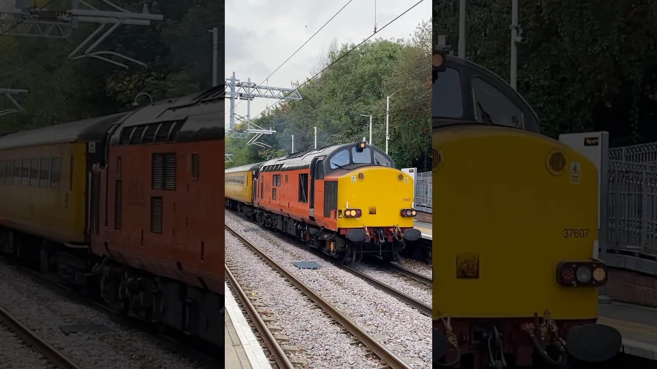 Amazing class 37s test train