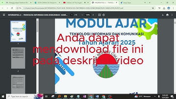 Modul ajar  Mata Pelajaran Informatika Fase E (kelas X SMK)