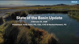 2025 State of The Basin Report Webinar 2/25/2026
