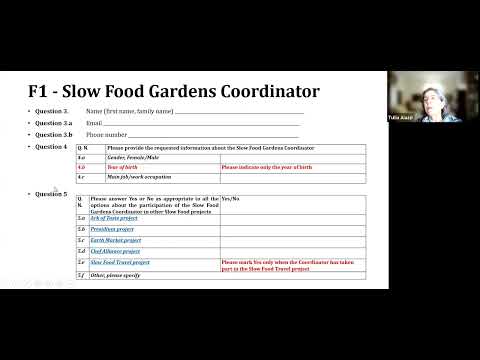 Slow Food Gardens in Africa - Training on the M&E system (F1+F2)