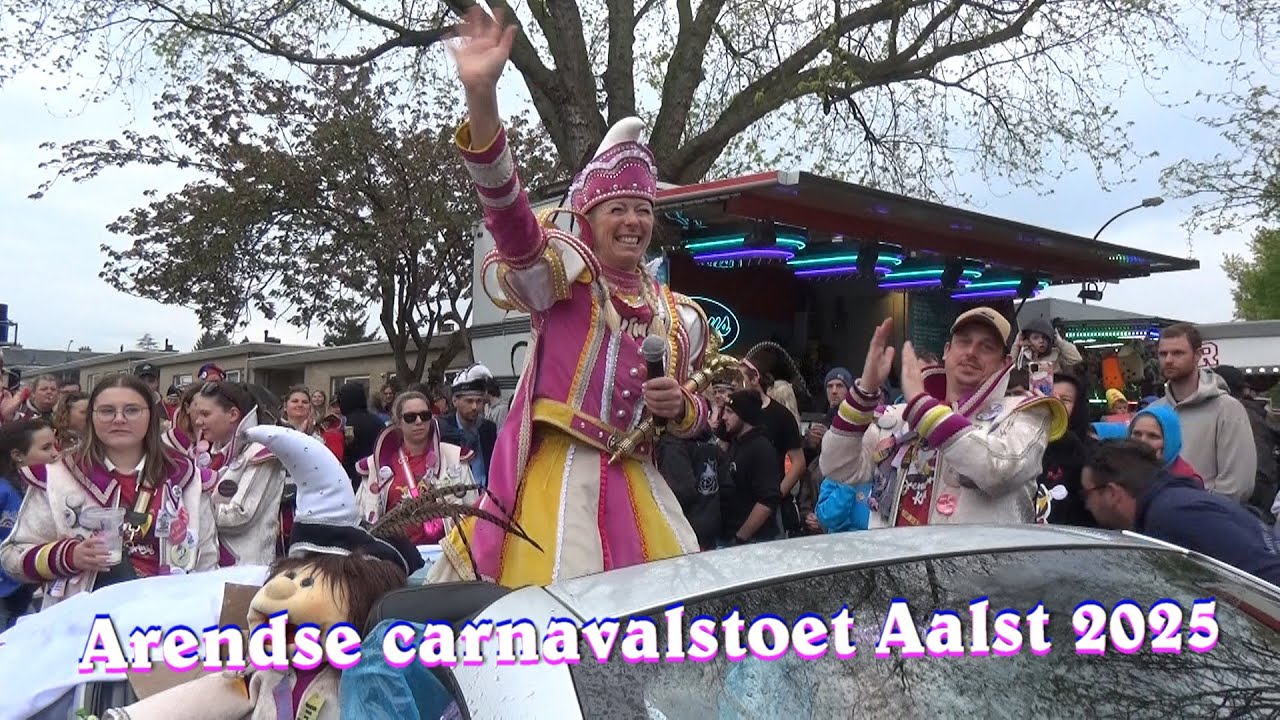 de volledige carnavalstoet van de Arend van  Aalst  2025 ( Orend Carnaval Oilst 2025)