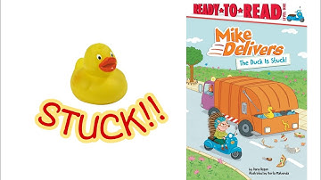 Mike delivers The duck is STUCK! kids book read aloud 🦆🦔