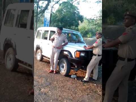 Police officer misbehaving in Andaman