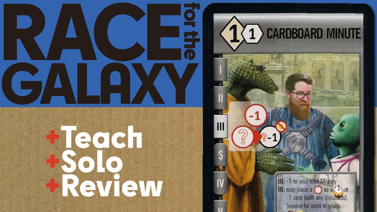  Update  Race for the Galaxy - Solo and Review