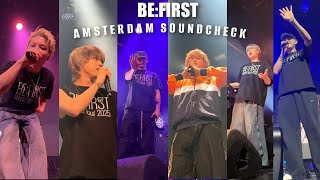 BE:FIRST World Tour 2025 - Who is BE:FIRST? - AMSTERDAM VIP Soundcheck #bf_worldtour2025 #befirst