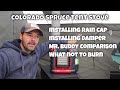 Kodiak Lodge Tent 6170 - Day 6, installing damper, comparing Mr. Buddy heater, don’t use a rain cap