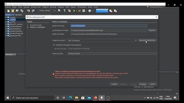 Failed to automatically set-up a JavaFX Platform Resolvido (PT-BR)