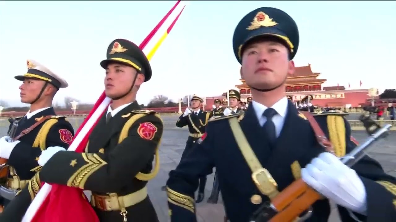 China Anthem - New Year Flag Raising Ceremony 2026 (중국 2026년 신년 국기게양식 국가)