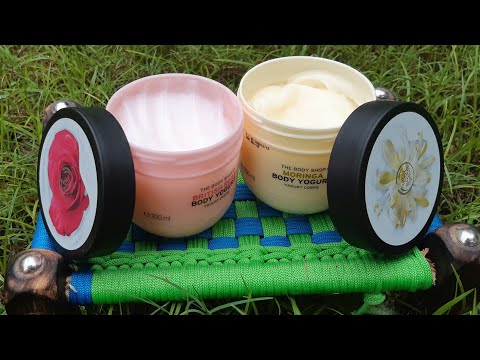 The body shop moringa body yogurt review, New launch, limited edition, best for summers & winters
