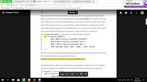 bài 5- Load Library Session Trong Codeigniter