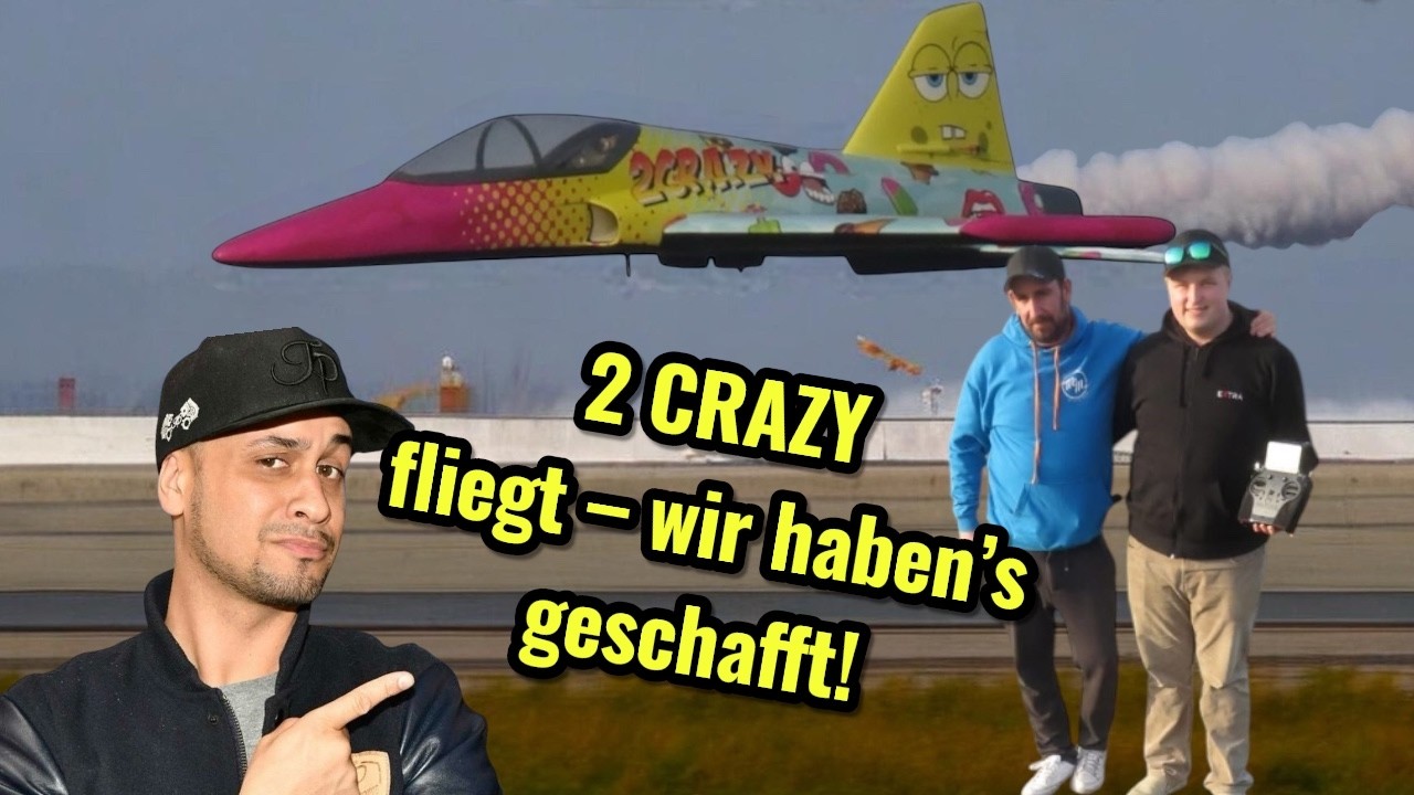 Von JP Auto zum fliegenden Jet-2 Crazy hebt ab.