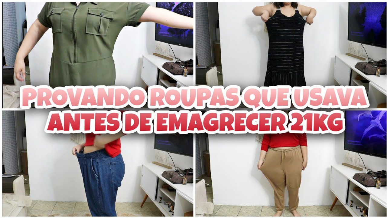 PROVANDO ROUPAS QUE EU USAVA ANTES DE PERDER 21KG | ESTOU PERDENDO AS MINHAS ROUPAS! | Lu Ferrari