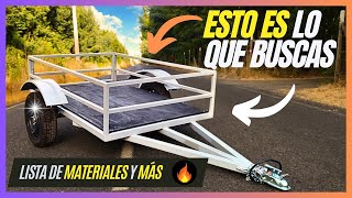 Fabricar un  CARRO de ARRASTRE o REMOLQUE (Lo que NADIE te explica) ✅ FINAL