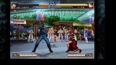 KoF 2002 UM - Rollback Beta - Minor bug on inputs display while in practice