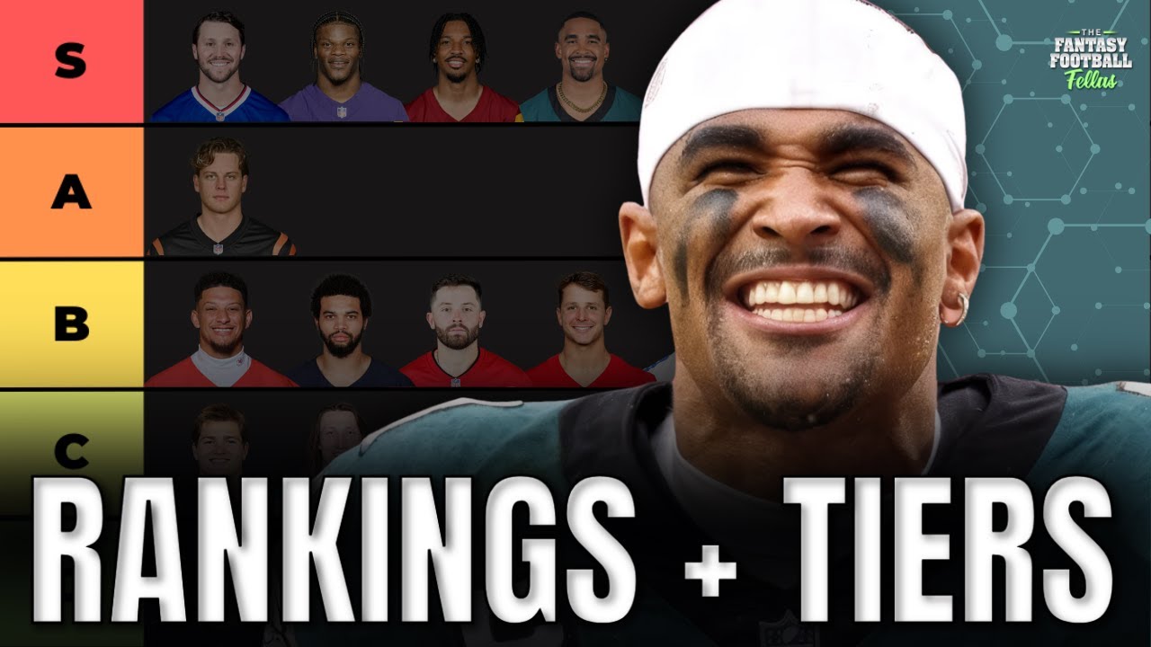 Con Sal Ranking FINAL Top 30 QB Rankings & Tiers for 2025 Fantasy Football - YouTube