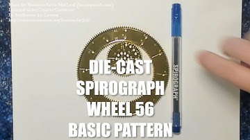 Wheel 56 Basic Pattern Spirograph Die-Cast Collector