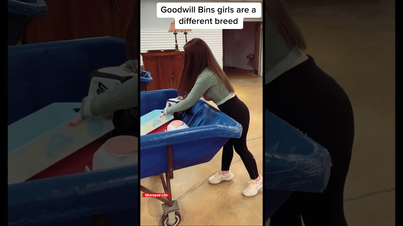 Goodwill Bin girls are wild…