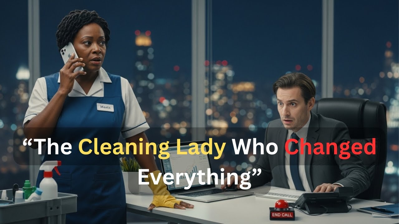 Black Cleaning Lady Answered a Foreign Call- White CEO’s Million-Dollar Deal Saved  ||
