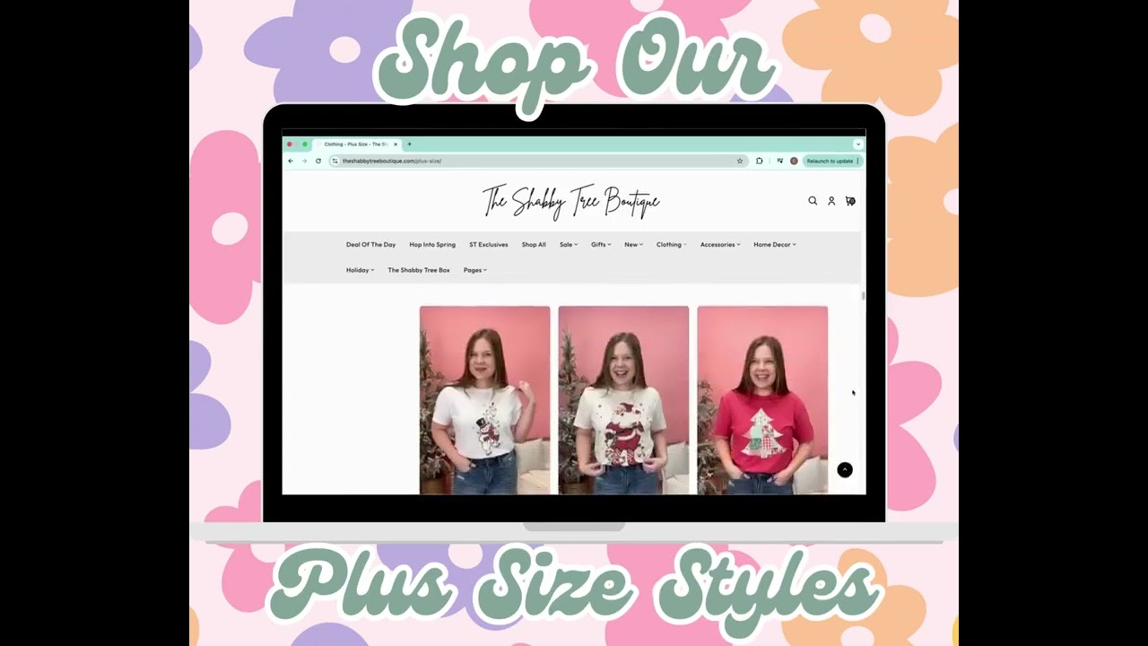 Did you know that the Shabby Tree Boutique has a plus size tab? It makes shopping so much