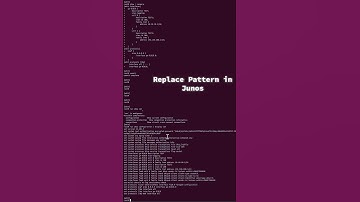 Replace Pattern in Junos #networking #junos #juniper #juniperswitches