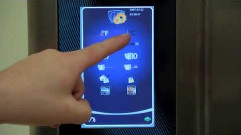 How to change F to C temp scale on CombiTouch combi ovens