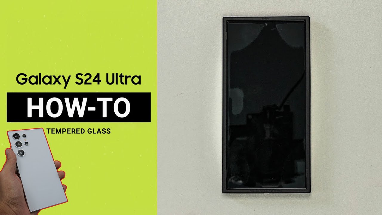 Galaxy S24 Ultra Tempered-Glass Screen Protector
