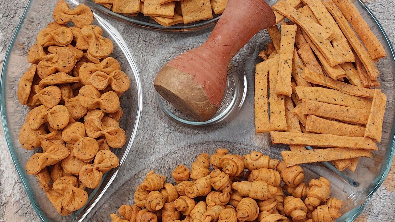 مملحات عاشوراء🔥🧨 بعجينة منسمة واحدة غادي تخرج لينا 4 أشكال