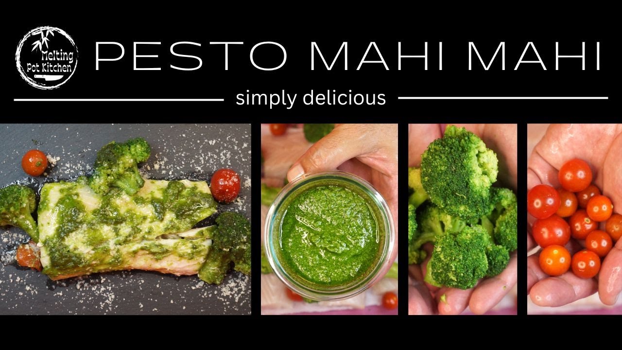 Homemade Baked Pesto Mahi Mahi Recipe... Amazeballs YouTube
