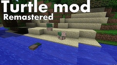 Minecraft Mod Showcase Turtle Mod