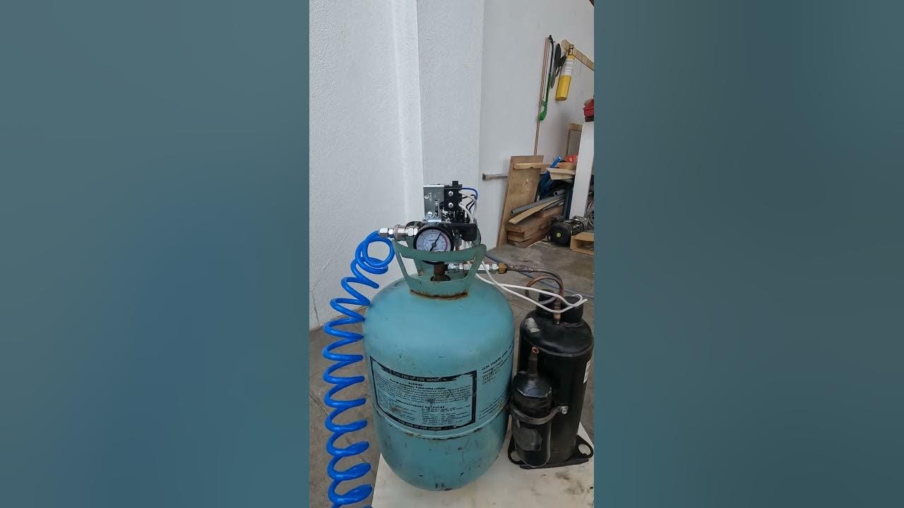 How to adjust pressure air compressor YouTube