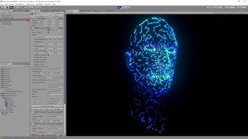 PopcornFX - Skinned Mesh in Unity (with plexus fx!)