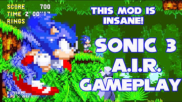 THIS MOD IS INSANE! Sonic 3 A.I.R. PLAYTHROUGH-Angel Island Zone