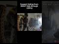 Man Falls From The ceiling During SWAT search