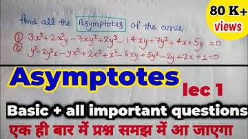 Asymptotes |Asymptotes BSC 1 year Mathematics calculus|Asymptote| Study Milan explained