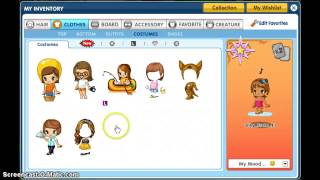 Fantage: Abby's Inventory and idfone