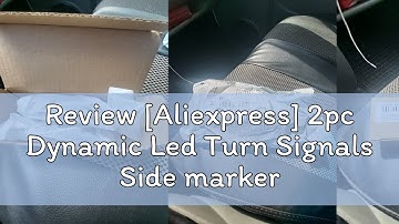 Review [Aliexpress] 2pc Dynamic Led Turn Signals Side marker light Lamp for VW Volkswagen Bora Golf