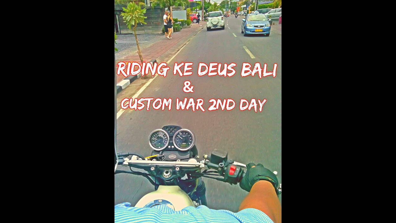 JALAN2 BELANJA DI DEUS EX MACHINA BALI CUSTOM WAR HARI KEDUA