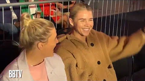 SAVANNAH MARSHALL & APRIL HUNTER SUPPORT NEW GYM M...