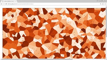 Applied Data Visualization with D3: Simple Voronoi Diagram|packtpub.com