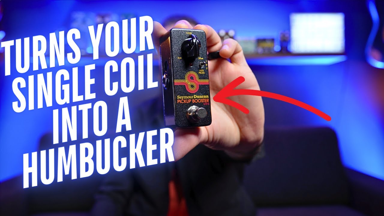This Pedal Turns Single Coils Into Humbuckers! Seymour Duncan Pickup Booster Mini!