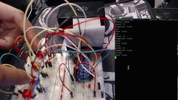 Memory game with a raspberry pi 3
