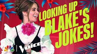 Camila Totally Gets All of Blake's References | NBC's The Voice Blind Auditions 2022 Outtakes
